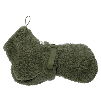 Paikka Sherpa Hundtröja Lyxig Fluffig Jacka Olive